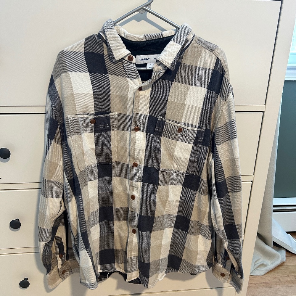 Old Navy Classic Plaid Flannel Shirt